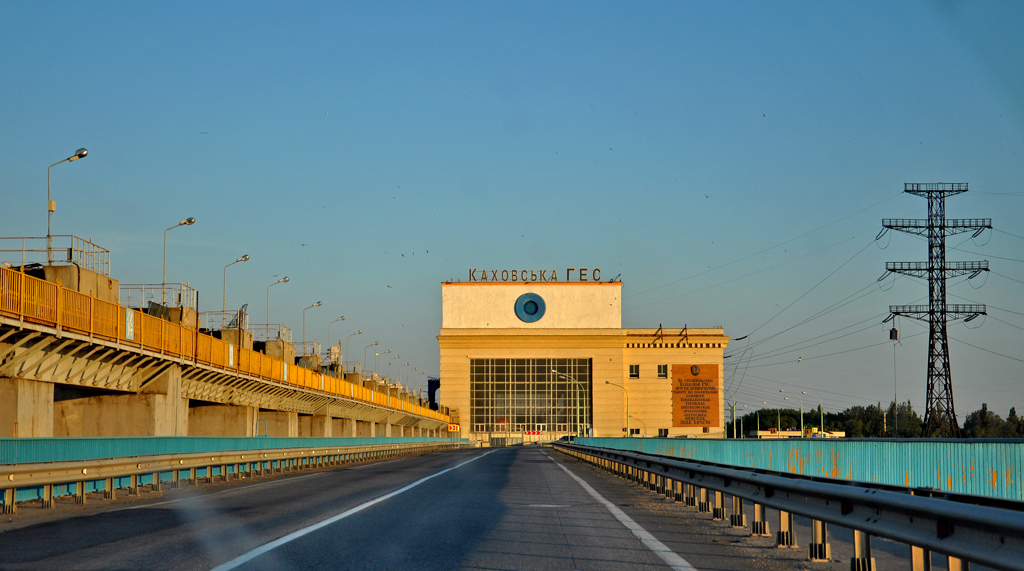 Nova Kakhovka, Новокаховское шоссе, ГЭС