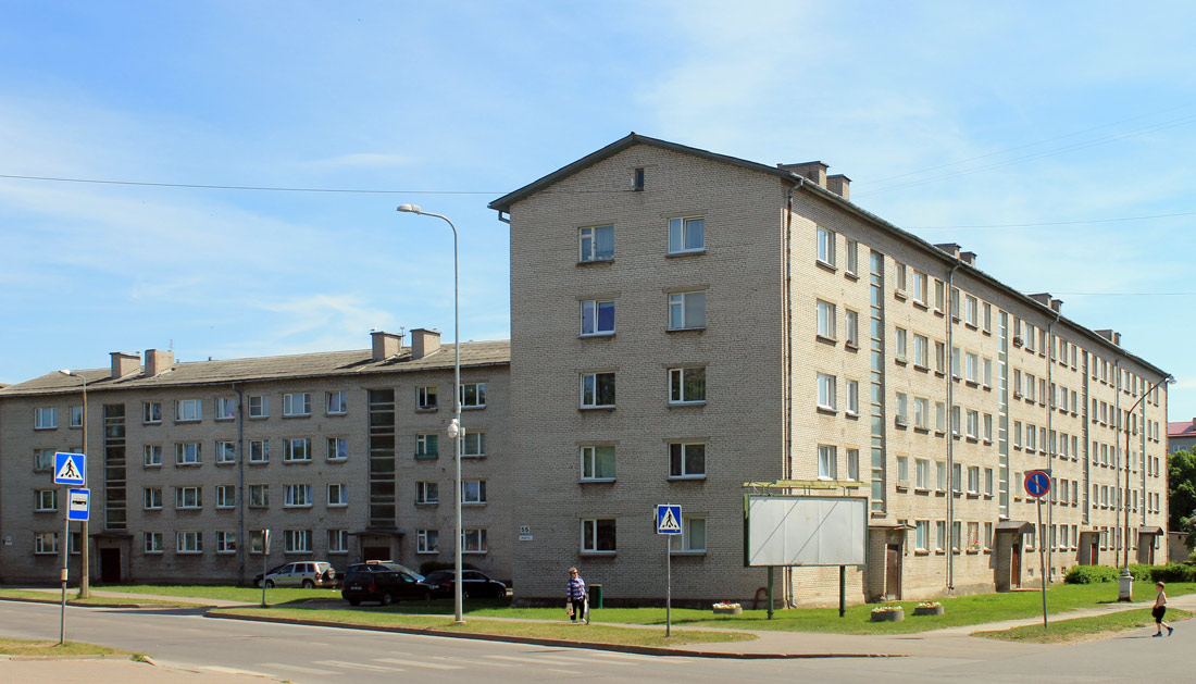 Sillamäe, Kesk, 55; Kesk, 57. Массовое строительство в Эстонской ССР