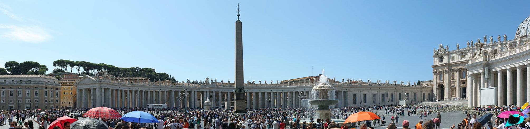Ватикан, Piazza San Pietro. Ватикан — Панорамы