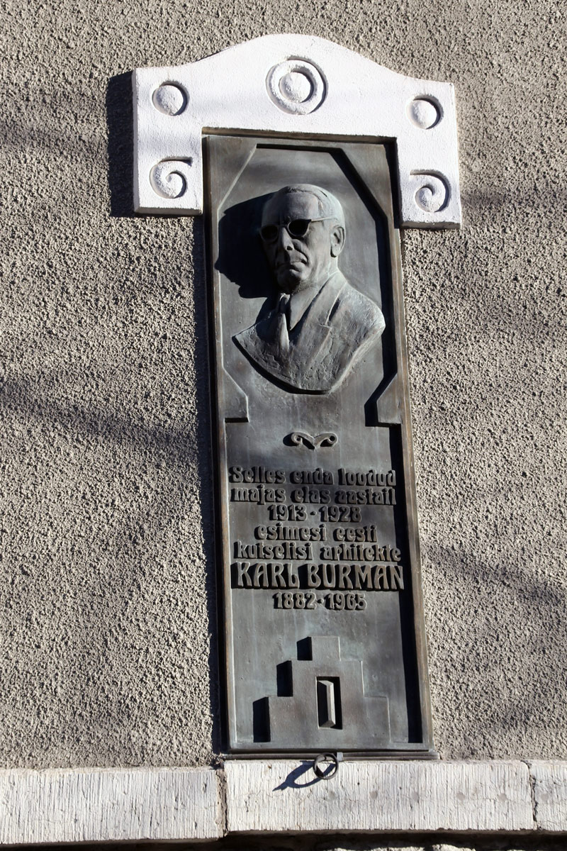 Tallinn, Raua, 39. Tallinn — Memorial plaques