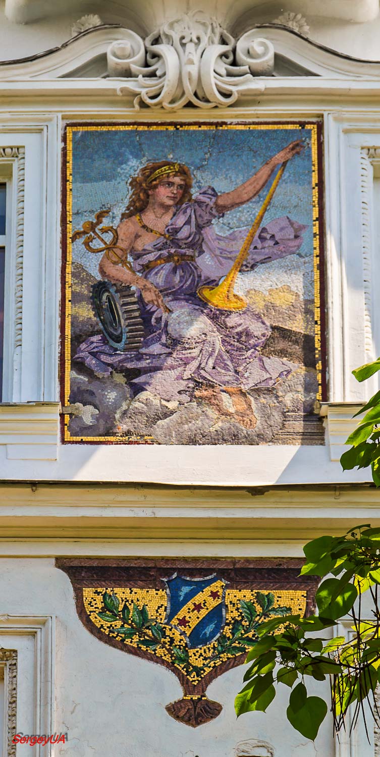 Odesa, Катерининська вулиця, 1. Odesa — Monumental/public art. Odesa — Coats of arms