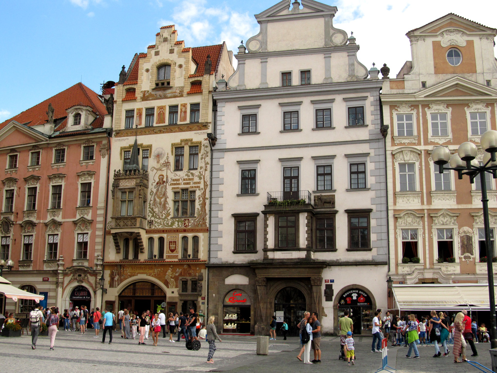 Прага, Staroměstské náměstí, 16; Staroměstské náměstí, 17; Celetná, 2
