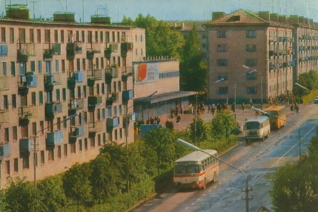Połock, Улица Гоголя, 14; Улица Гоголя, 20. Połock — Historical photos