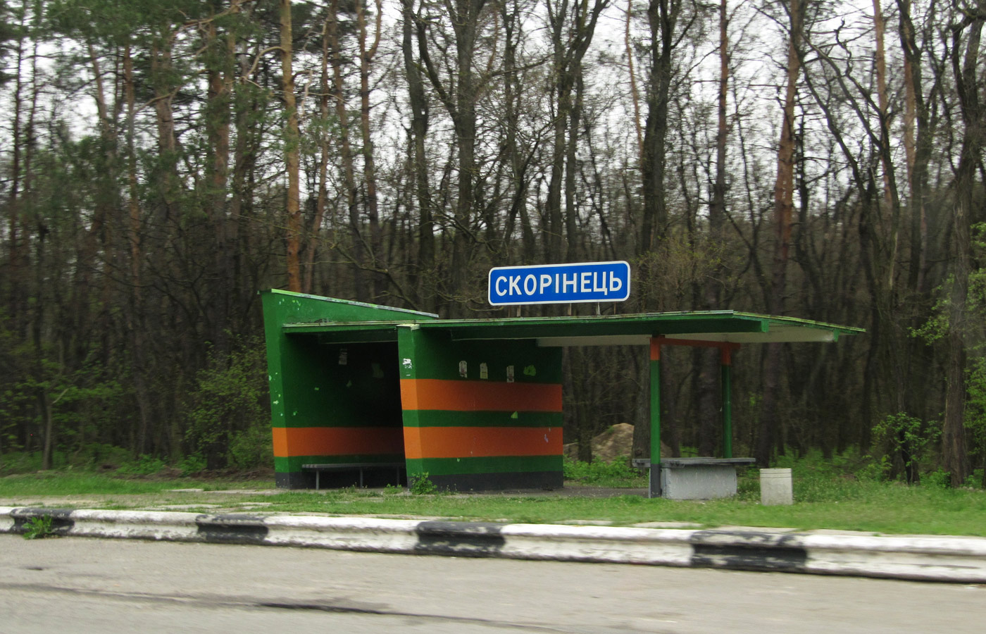 Chernigiv district. others settlements, Автодорога М-01, 118 км