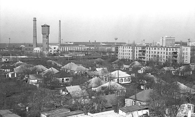Popasna, Железнодорожная улица, 1; Железнодорожная улица, 1; Площадь Героев, 1. Popasna — Historical photo