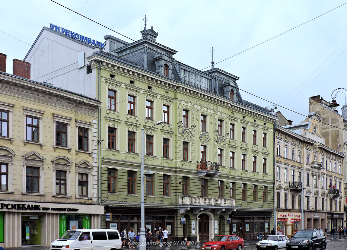 Lviv, Площадь Адама Мицкевича, 8; Площадь Адама Мицкевича, 4