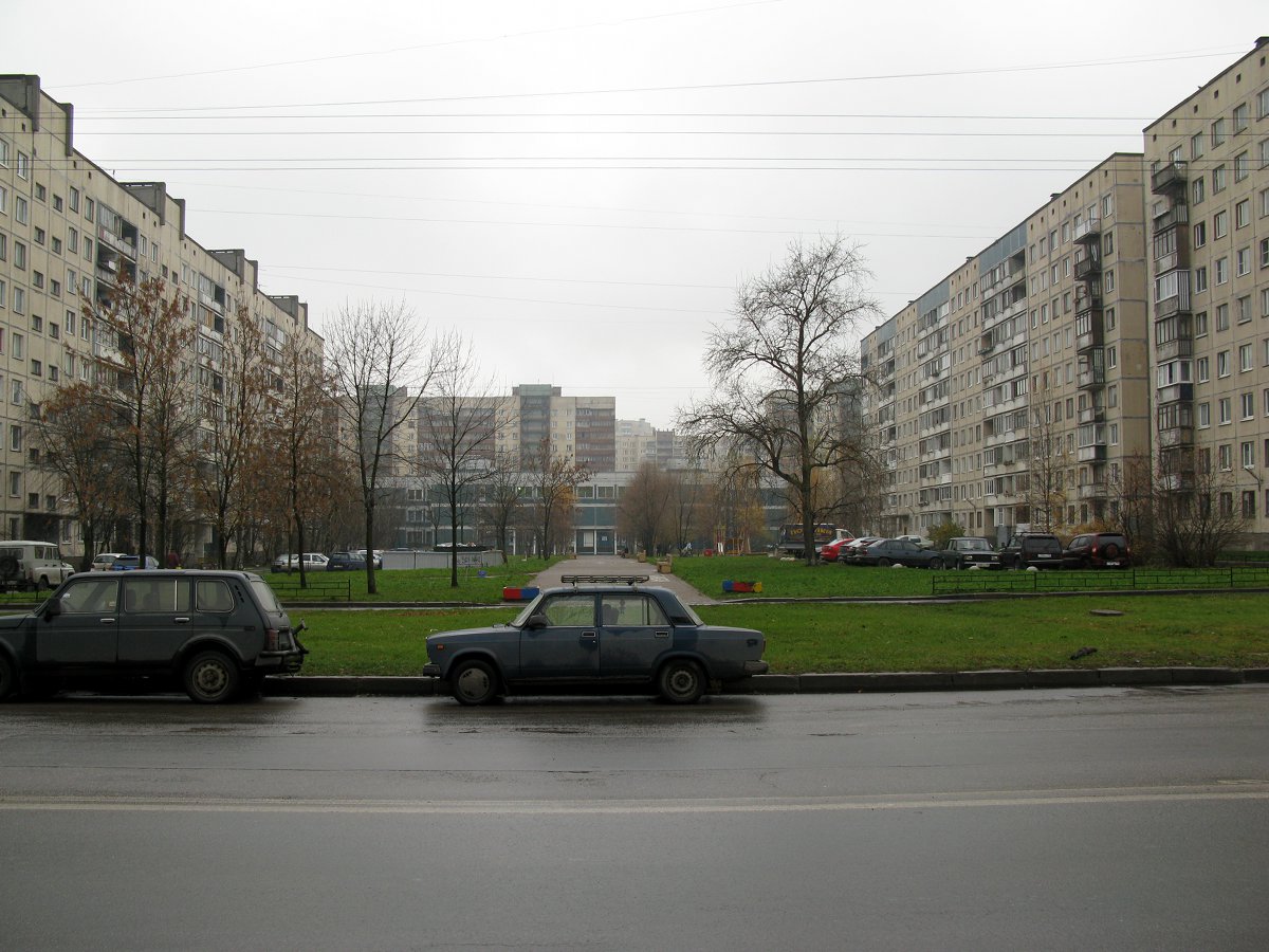Sankt Petersburg, Улица Коммуны, 42 корп. 3. Sankt Petersburg — Panoramas