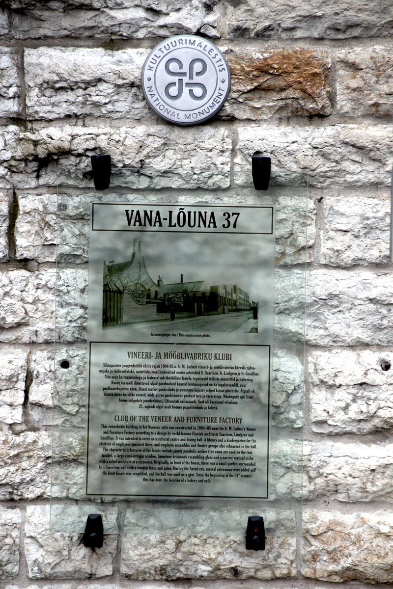 Tallinn, Vana-Lõuna, 37. Tallinn — Protective signs