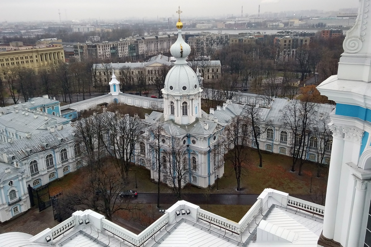 Petersburg, Смольный проезд, 1 лит. Б (северо-западная башня). Petersburg — Panoramas