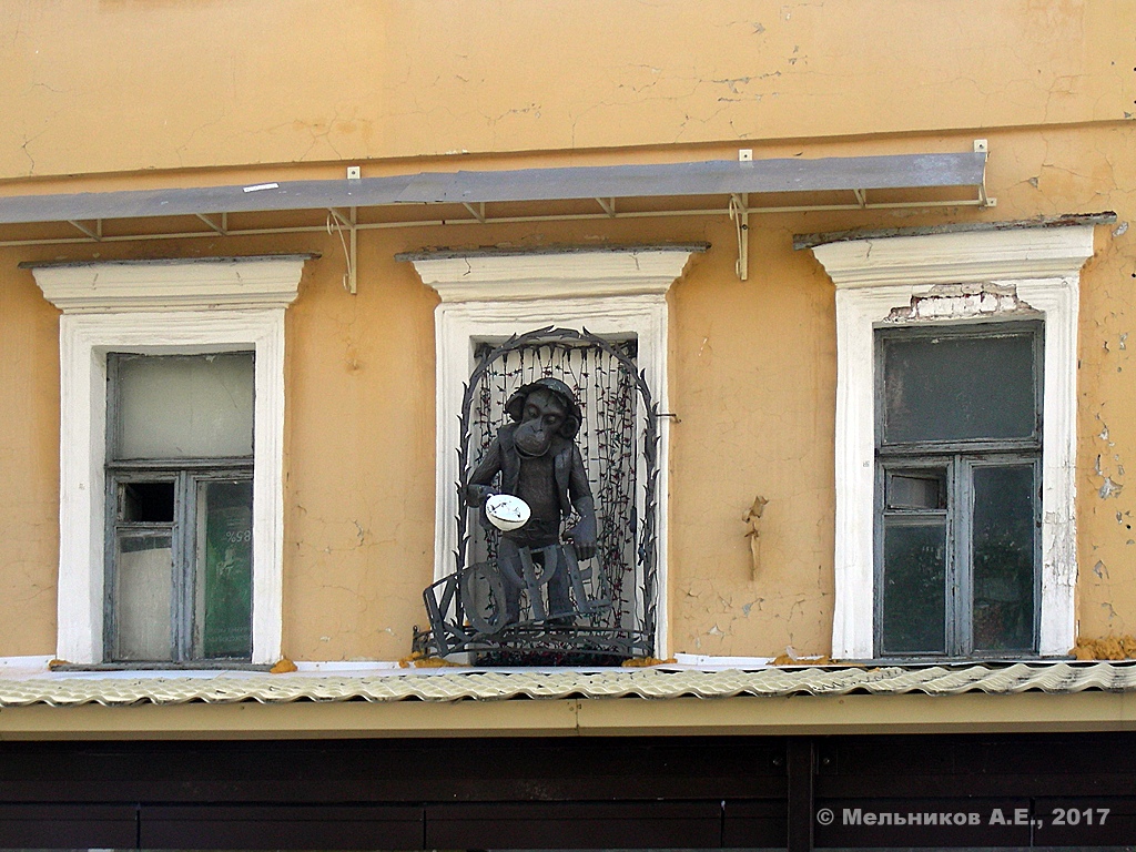 Nizhny Novgorod, Большая Покровская улица, 4Б. Монументальное искусство (мозаики, росписи)