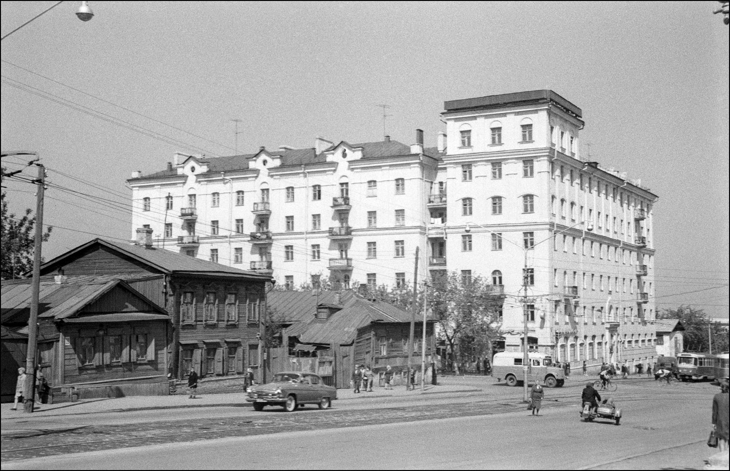Samara, Полевая улица, 39; Полевая улица, 37; Самарская улица, 270. Samara — Historical photos (until 2000)