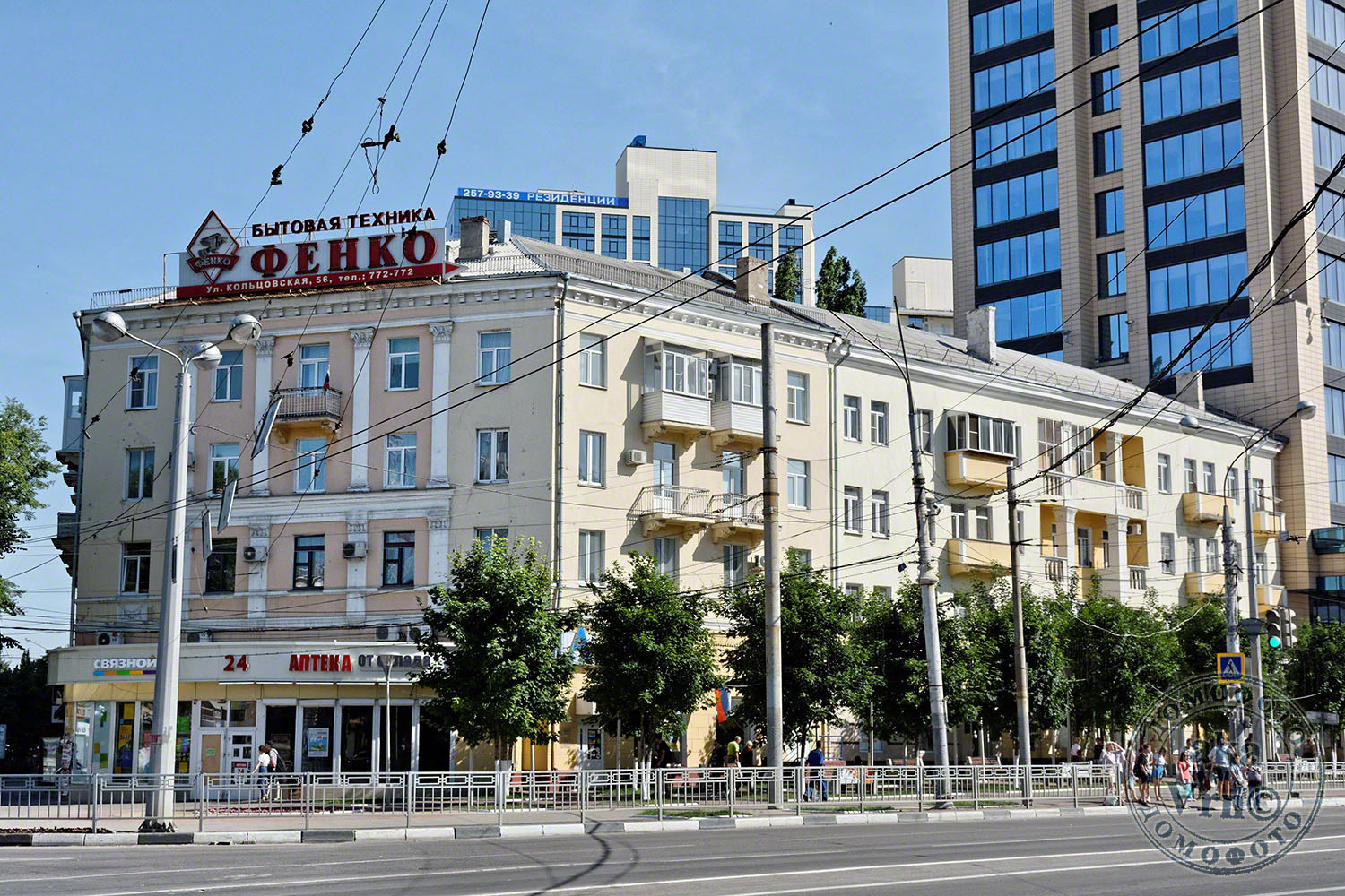Voronezh, Плехановская улица, 33; Кольцовская улица, 33