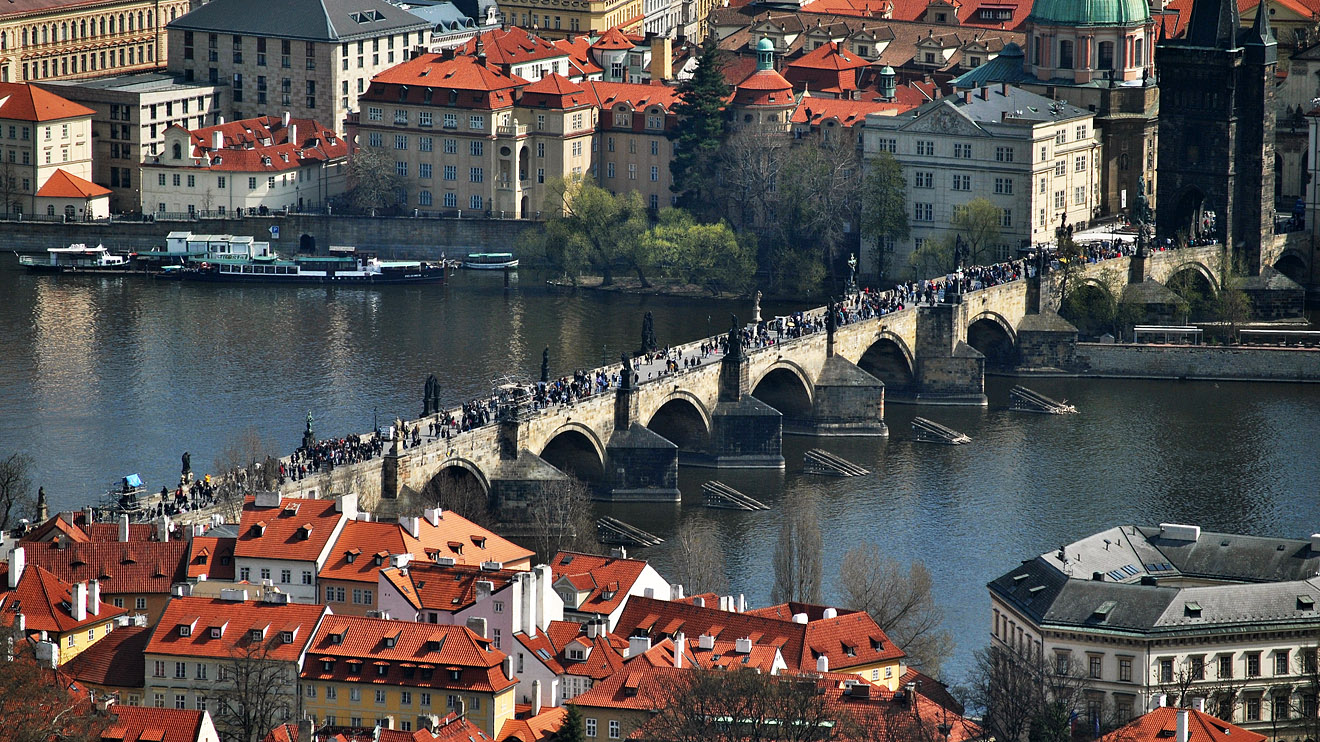 Прага, Karlův most. Прага — Panoramas
