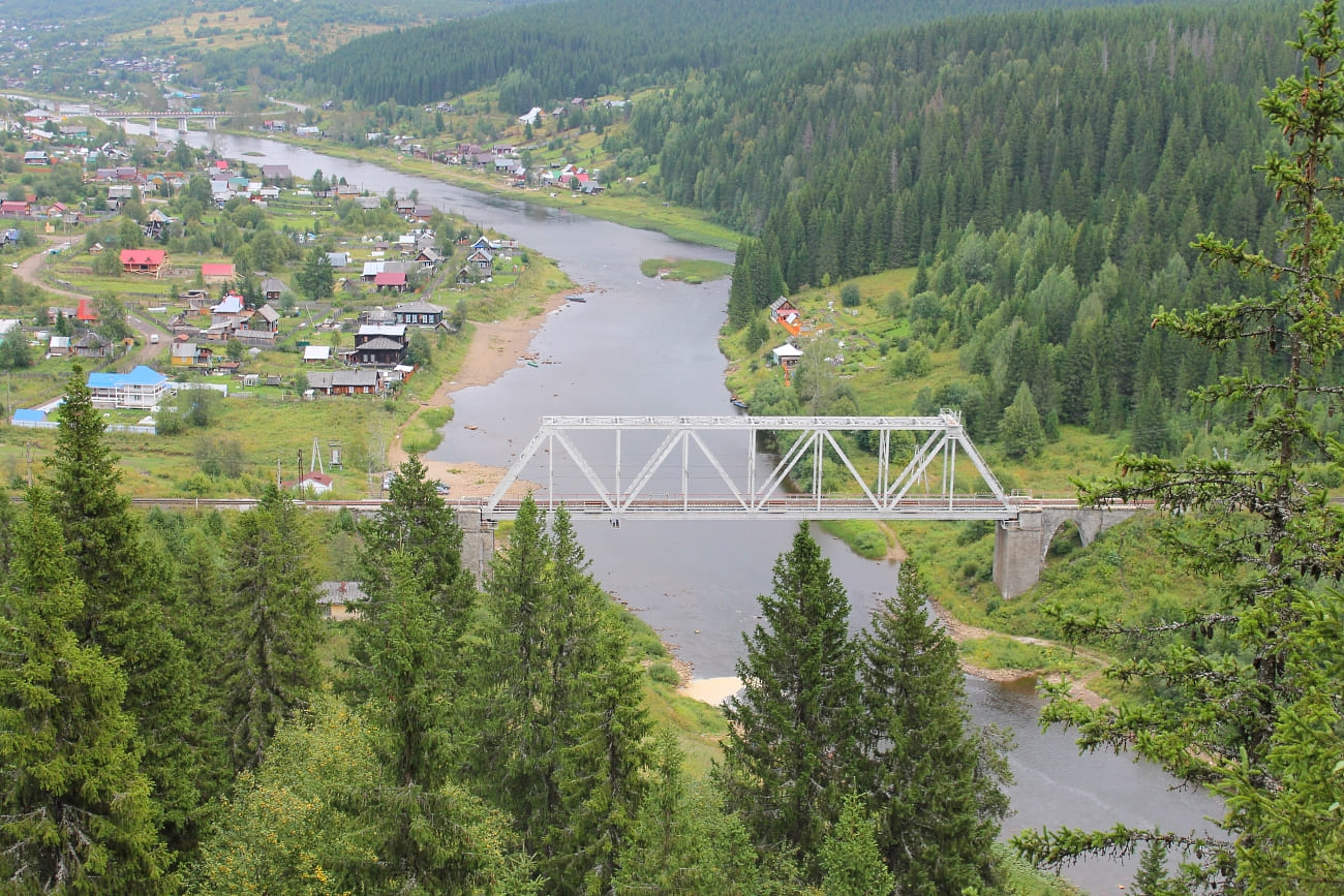 Usva, Железнодорожный мост