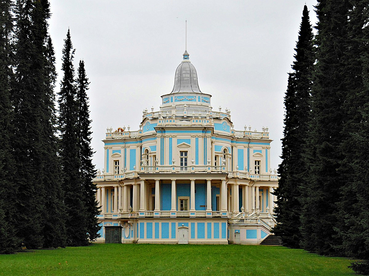 Ломоносов, Верхний парк, павильон Катальной Горки