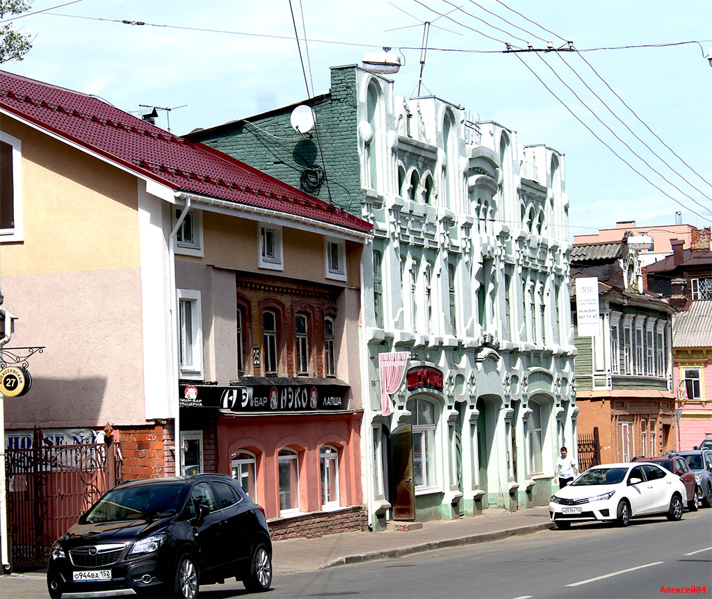 Nizhny Novgorod, Алексеевская улица, 25; Алексеевская улица, 23; Алексеевская улица, 21