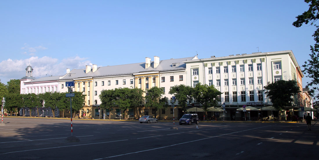 Нарва — Схематический план Петровской площади