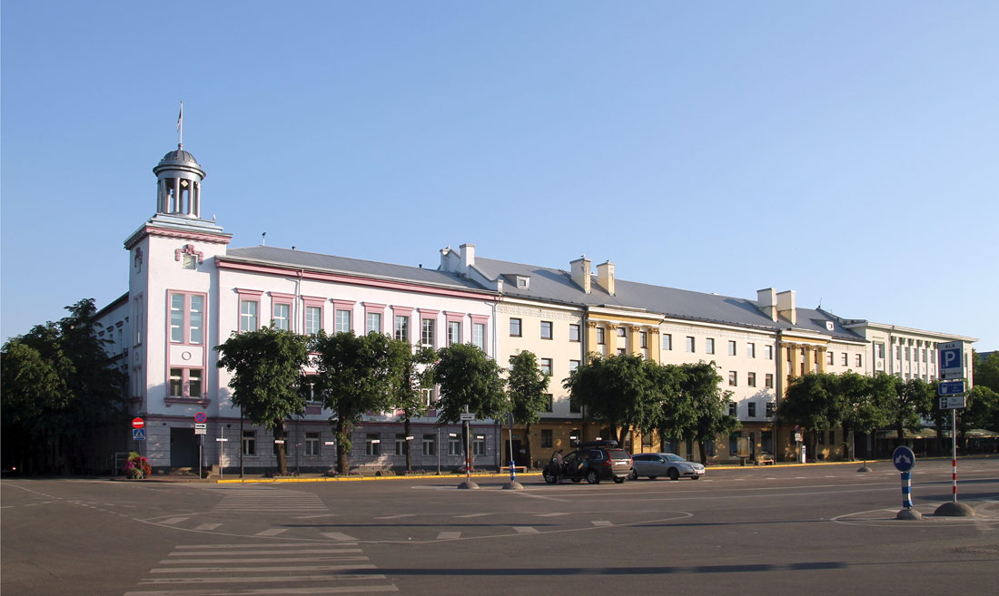 Narva — Схематический план Петровской площади
