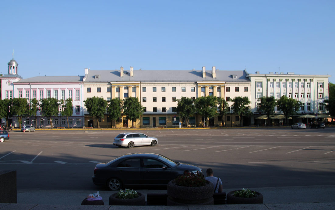 Narva, Peetri plats, 3. Narva — Схематический план Петровской площади