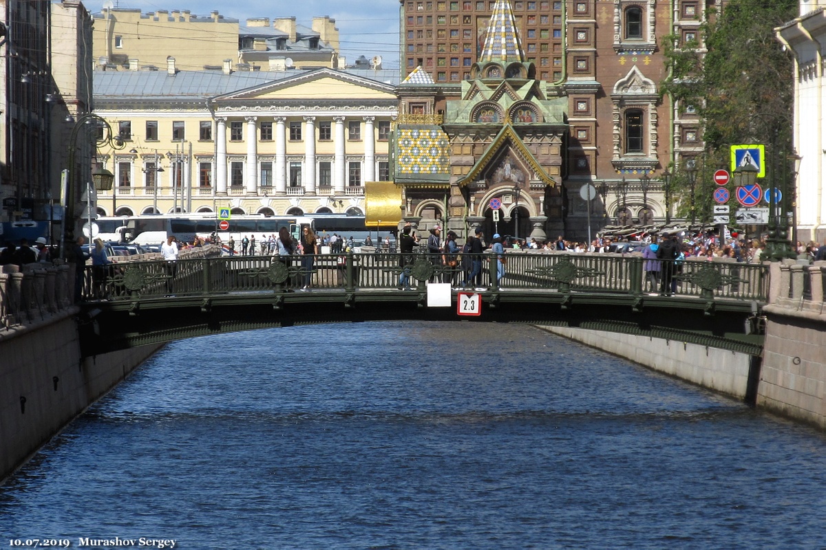 Saint Petersburg, Набережная канала Грибоедова, Итальянский мост