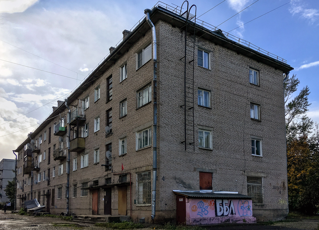 Gatchina District, other localities, Белогорка, Институтская улица, 4