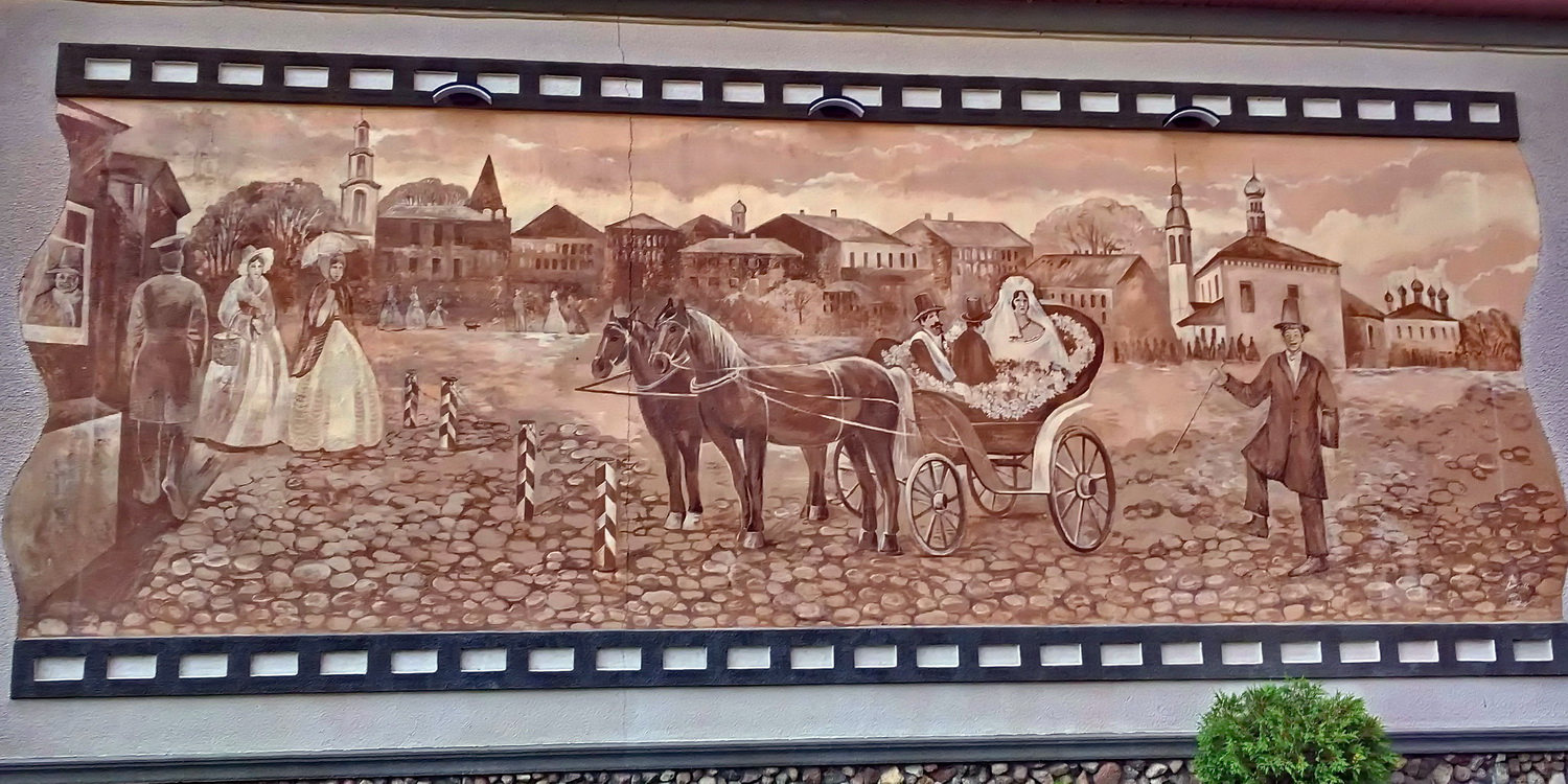 Andreevschina, Витебская улица, 24. Монументальное искусство (мозаики, росписи)