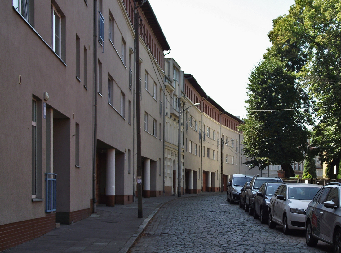 Stettin, Ulica Dziennikarska, 12; Ulica Dziennikarska, 11. Stettin — Panoramas