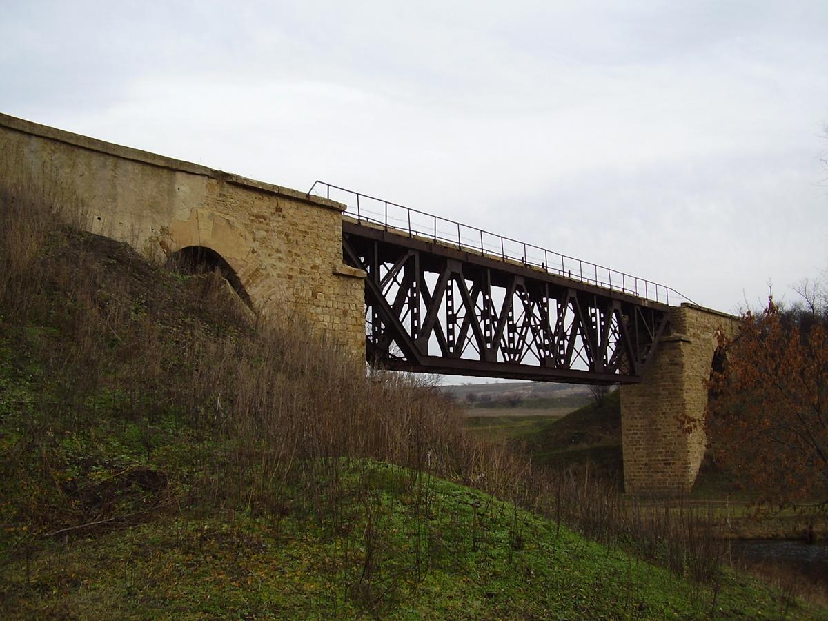 Голубівка, Мост через реку Лугань
