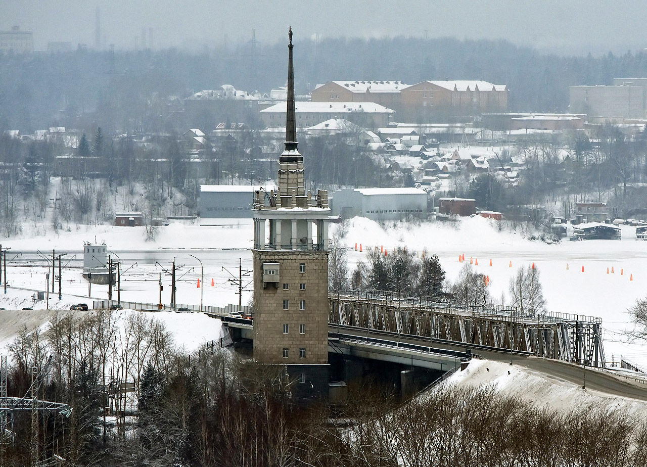 Пермь, Соликамская улица, 327; Железнодорожный мост КамГЭС. Пермь — Панорамы