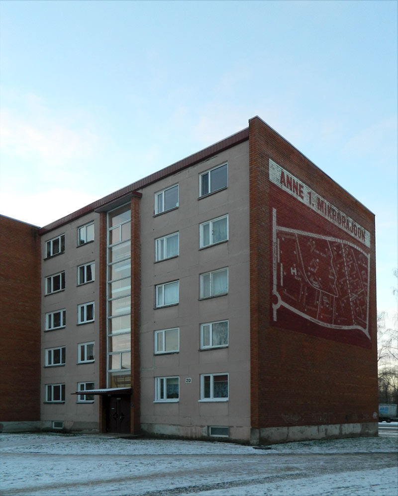 Tartu, Kalda tee, 20. Монументальное искусство (мозаики, росписи)