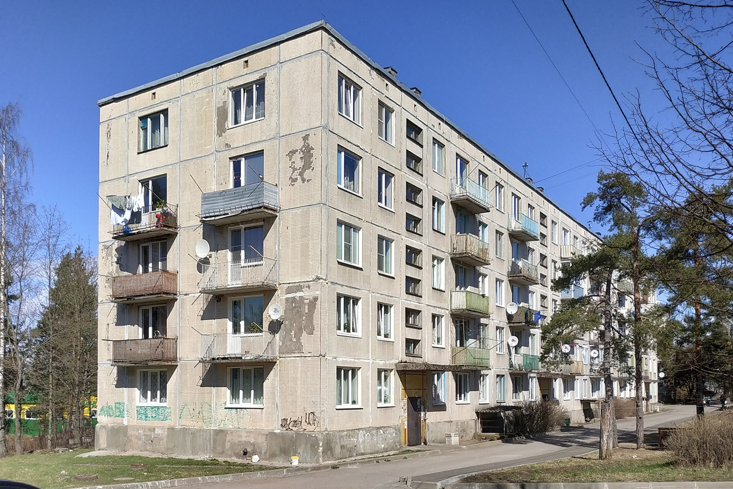 Vyborg District, other localities, Глебычево, улица Мира, 2