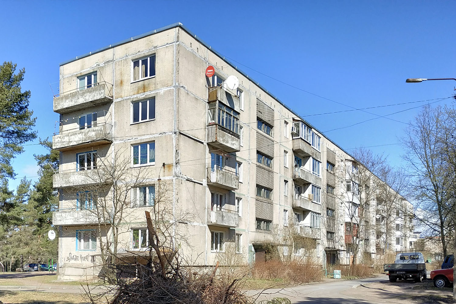 Vyborg District, other localities, Глебычево, улица Мира, 4