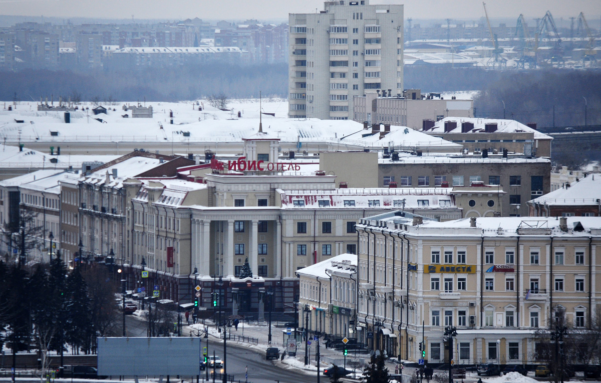Omsk, Улица Ленина, 22; Улица Ленина, 20. Omsk — Panoramas