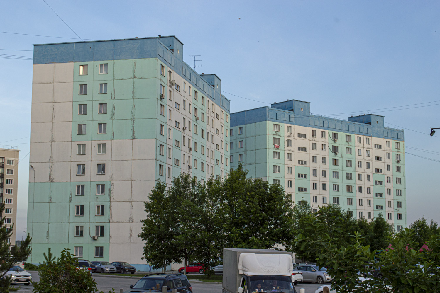 Nowosibirsk, Улица Татьяны Снежиной, 41 (подъезд 1-2); Улица Татьяны Снежиной, 41 (подъезд 3-4)