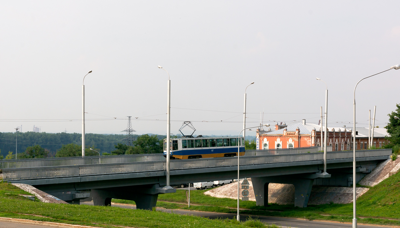 Уфа, Вокзальная улица, Трамвайный мост