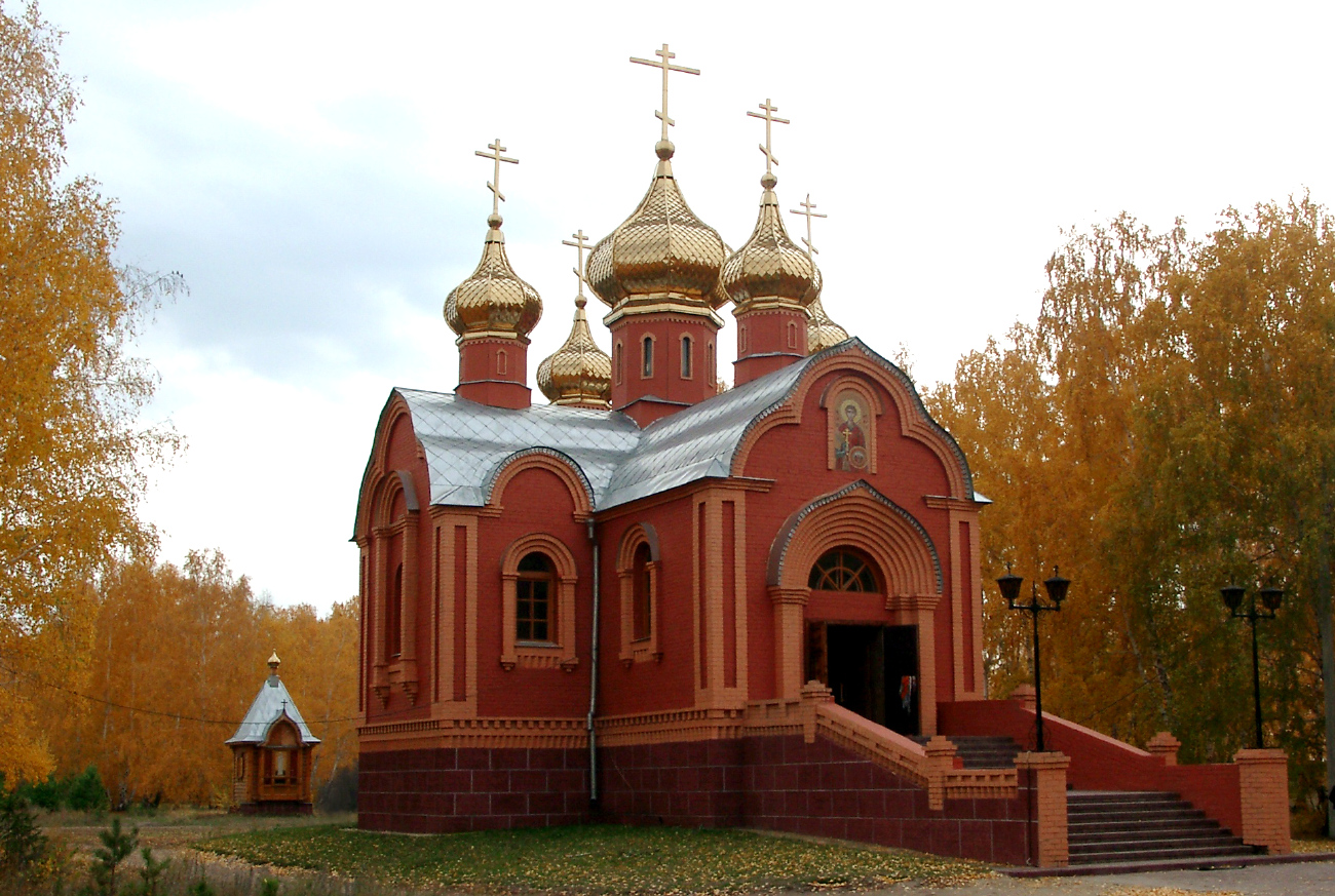 Омский район, прочие н.п., с. Ачаир, Церковь Димитрия Солунского