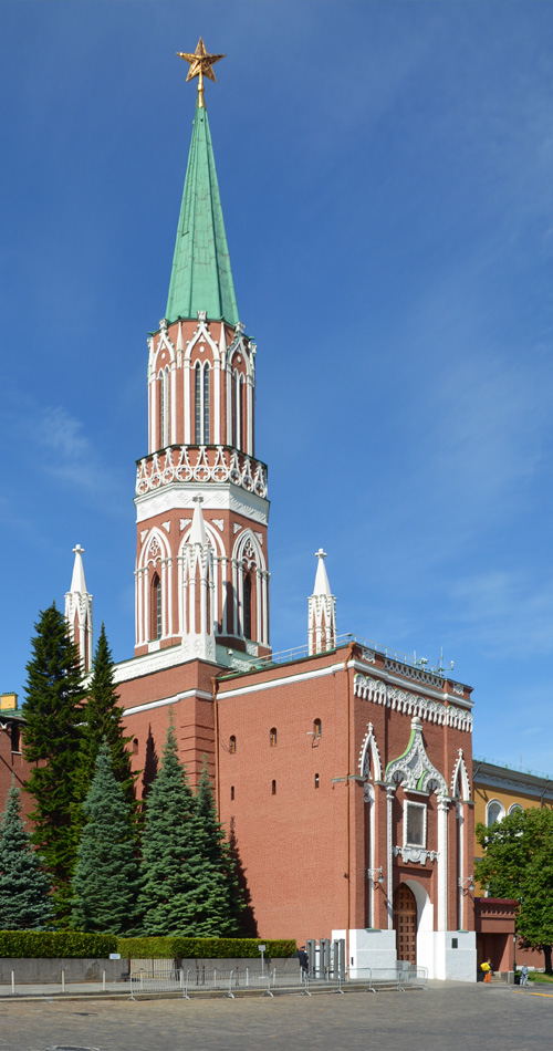 Moscow, Кремль, Никольская башня